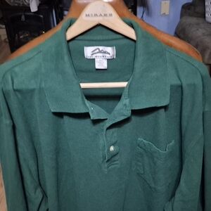 Tri Mountain Green Men's 4XLT Polo Shirt